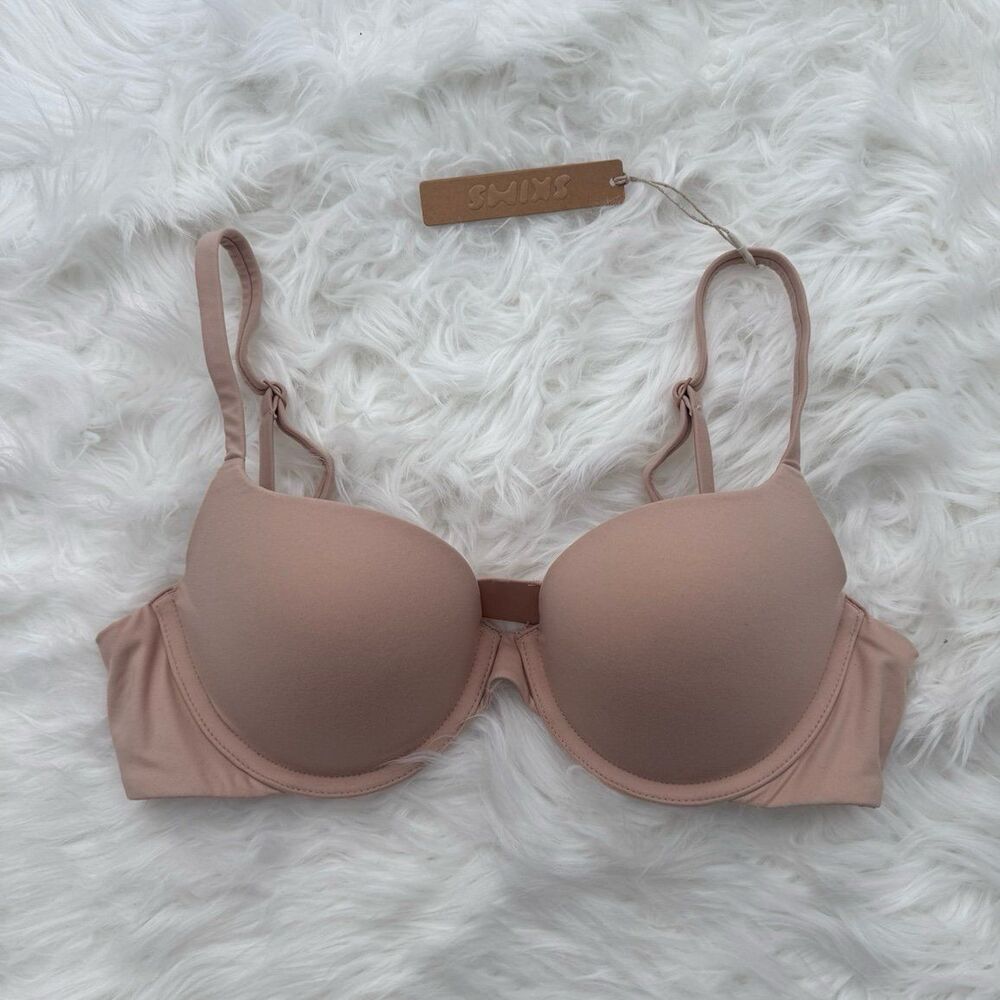 Skims Fits Everybody T-shirt Pushup Bra Mica Size 34B